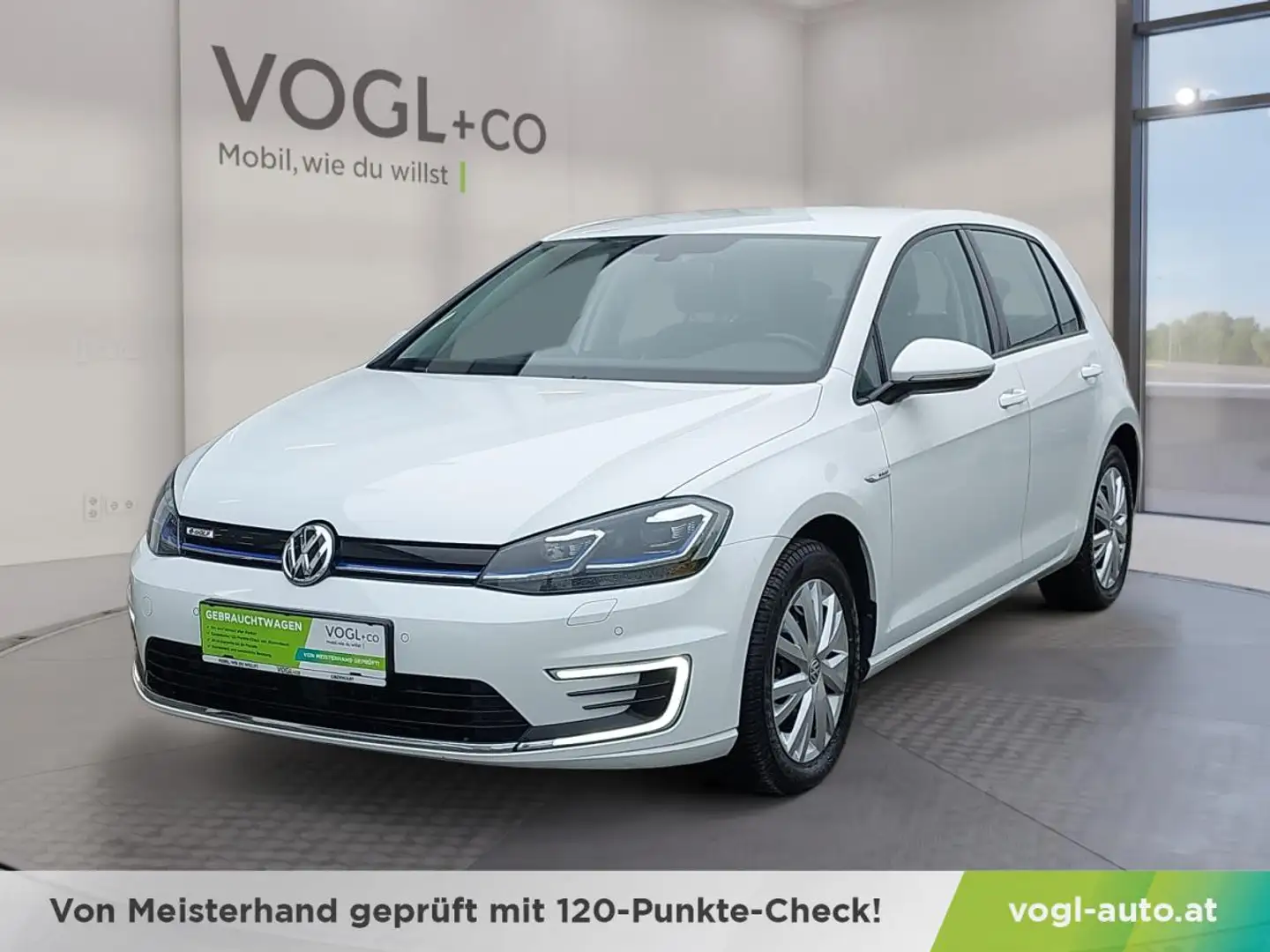 Volkswagen e-Golf Elektro 35,8 kWh Weiß - 1