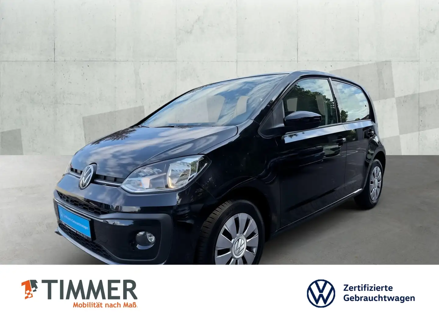 Volkswagen up! 1.0 MOVE *4-TÜREN *SHZ *ALLWETTER *KLIMA *DAB+ * Schwarz - 1
