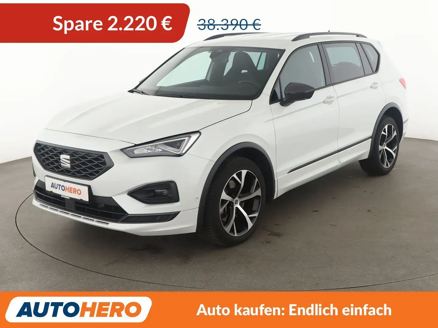 SEAT Tarraco 2.0 TDI FR 4Drive Aut.*NAVI*LED*ACC*CAM*SHZ*PDC* Weiß - 1