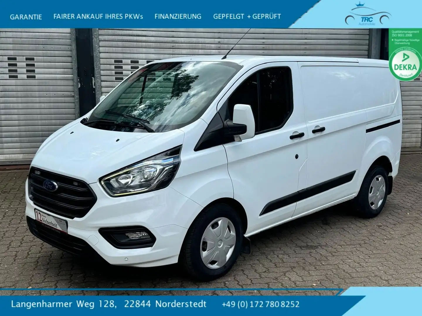 Ford Transit Custom Kasten 320 L1 Trend Blanc - 1