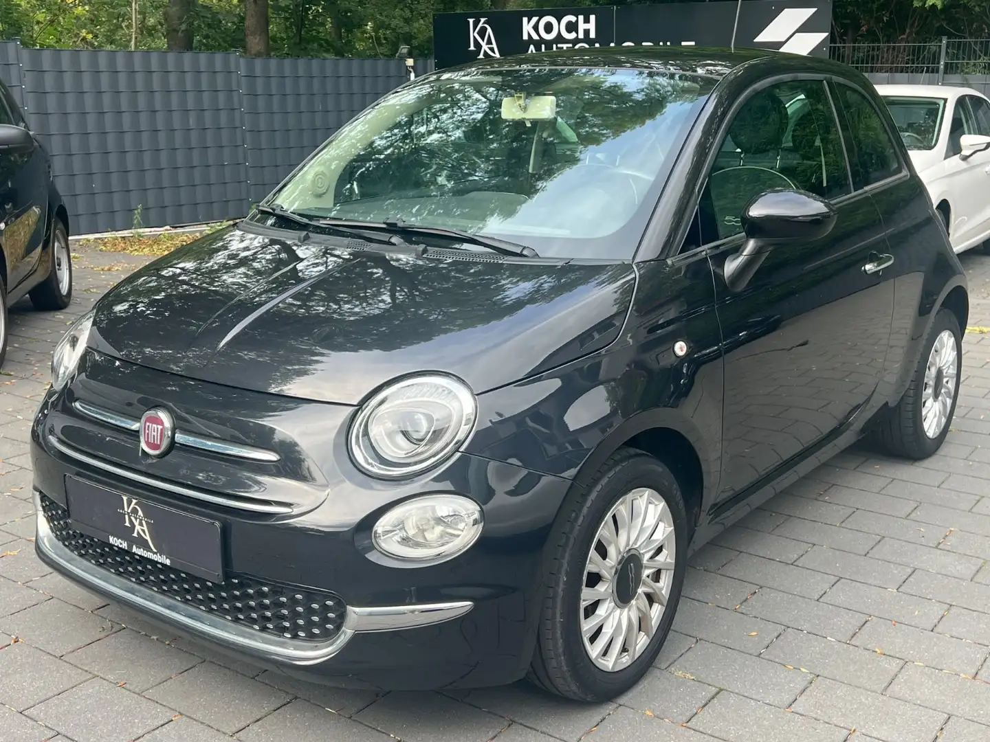 Fiat 500 Panoramadach|Klima|Bluetooth Schwarz - 1