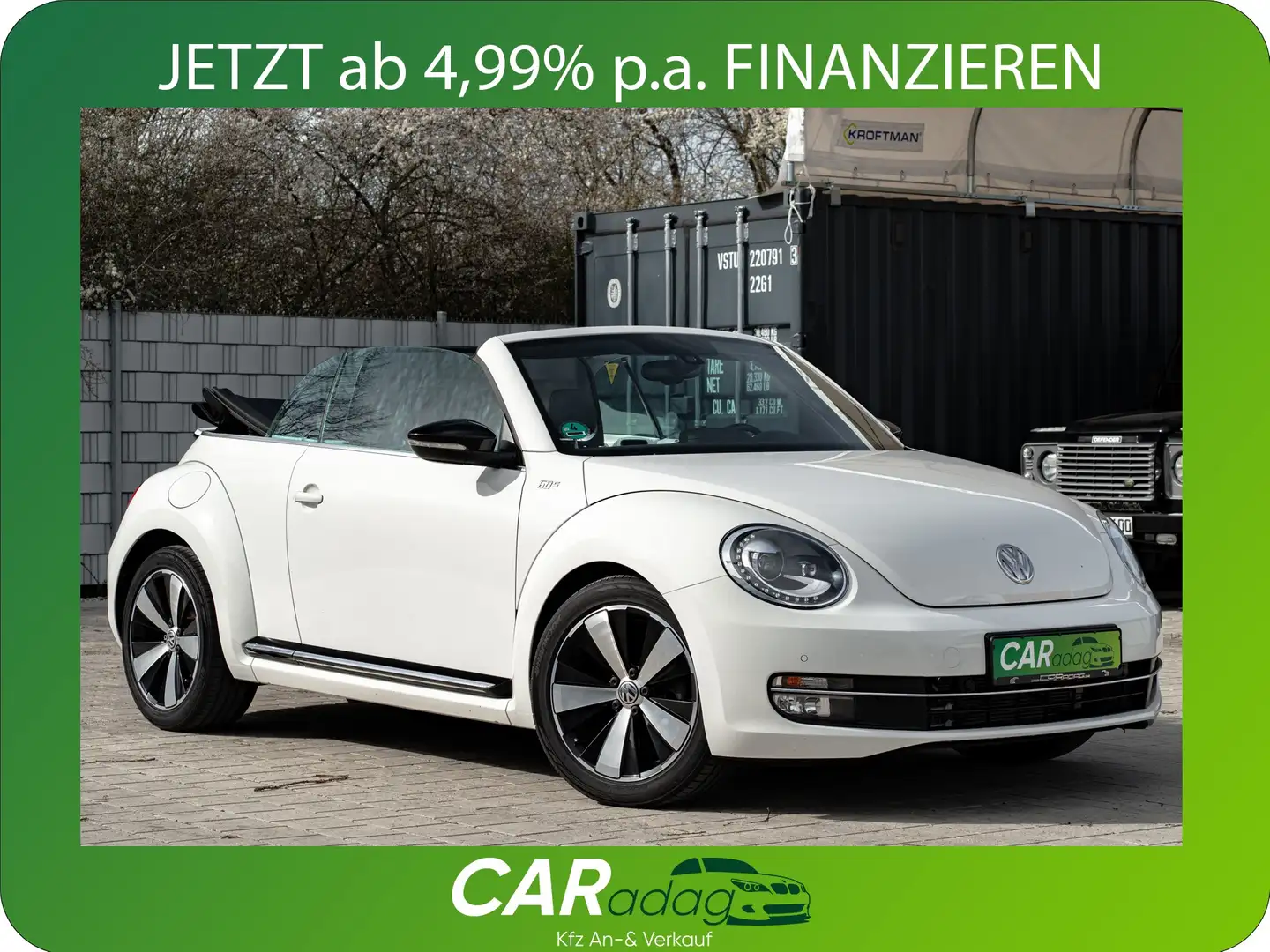 Volkswagen Beetle 60´s Sport Cabrio*Vollausstattung Weiß - 1
