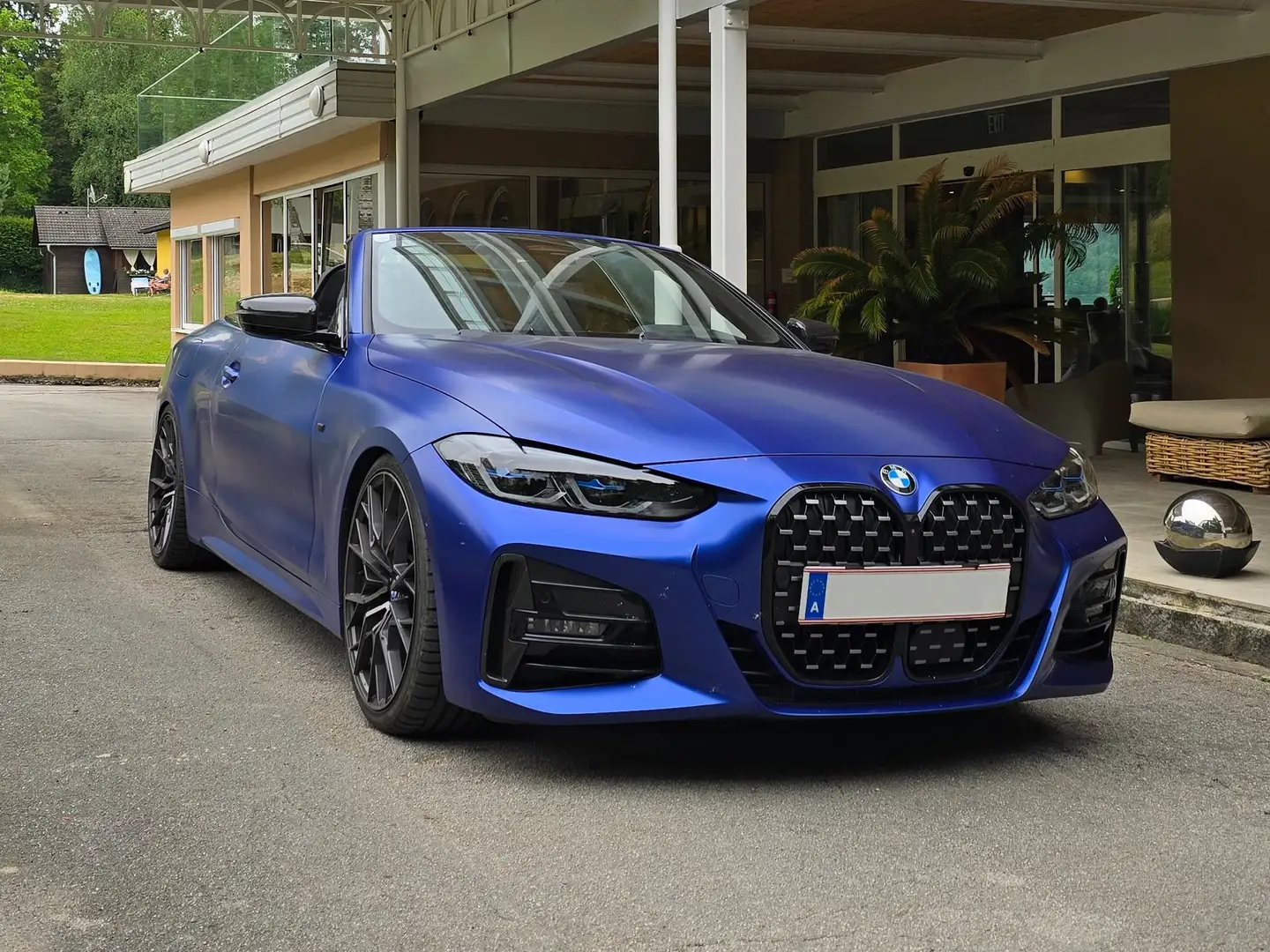 BMW 420 BMW 420d Cabrio G23 *Garantie bis 2027*Vollausst. Blau - 2
