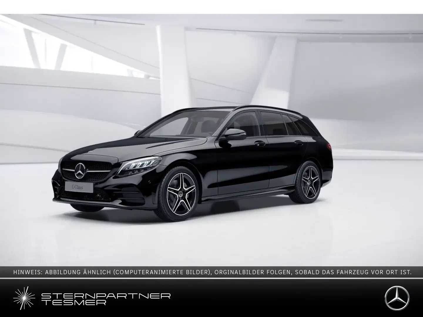 Mercedes-Benz C 220 d T AMG+MBUX+Night+Ambiente+KAMERA+360° Schwarz - 1