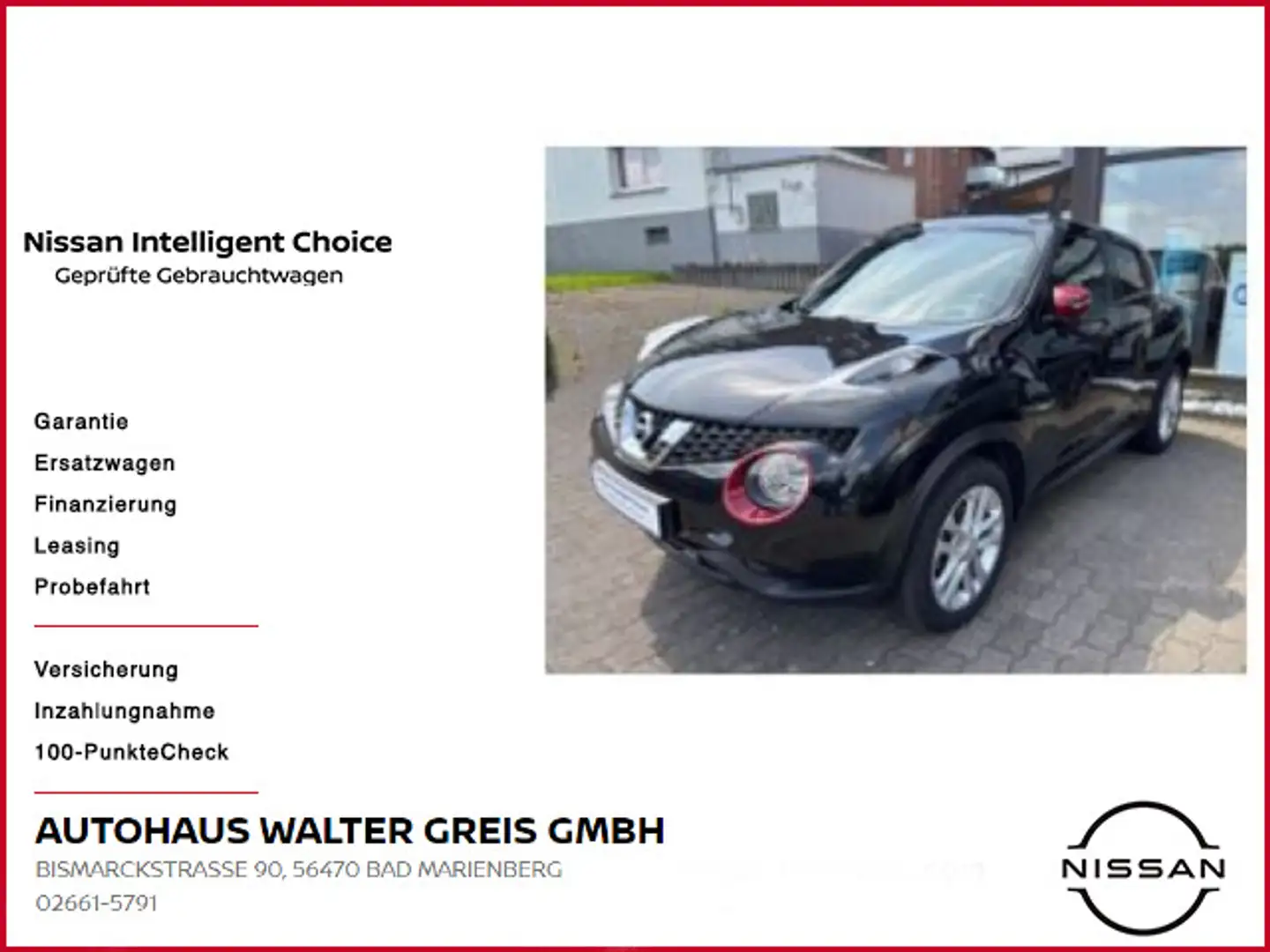 Nissan Juke N-Connecta 1,2 Euro6 Sitzheizung I-Key Navi Noir - 1