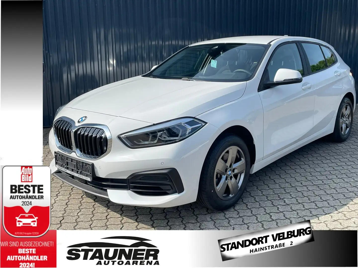 BMW 116 i 5-Türer/ Lenkradheiz/LED/Sitzheizung/Navi Weiß - 1