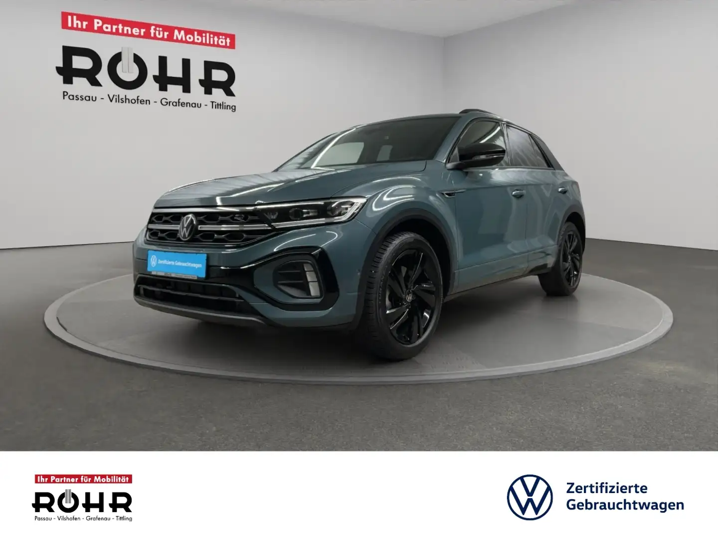 Volkswagen T-Roc R-Line (Garantie 08/2029.Navi.Standheizung.Kamera. Bleu - 1