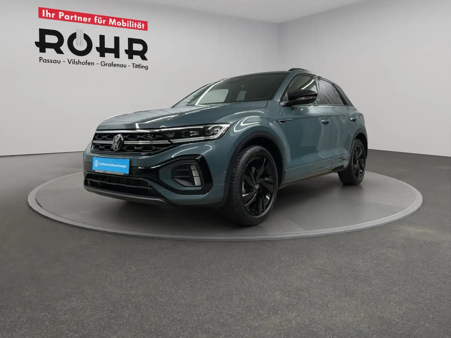 Volkswagen T-Roc R-Line (Garantie 08/2029.Navi.Standheizung.Kamera. Bleu - 2