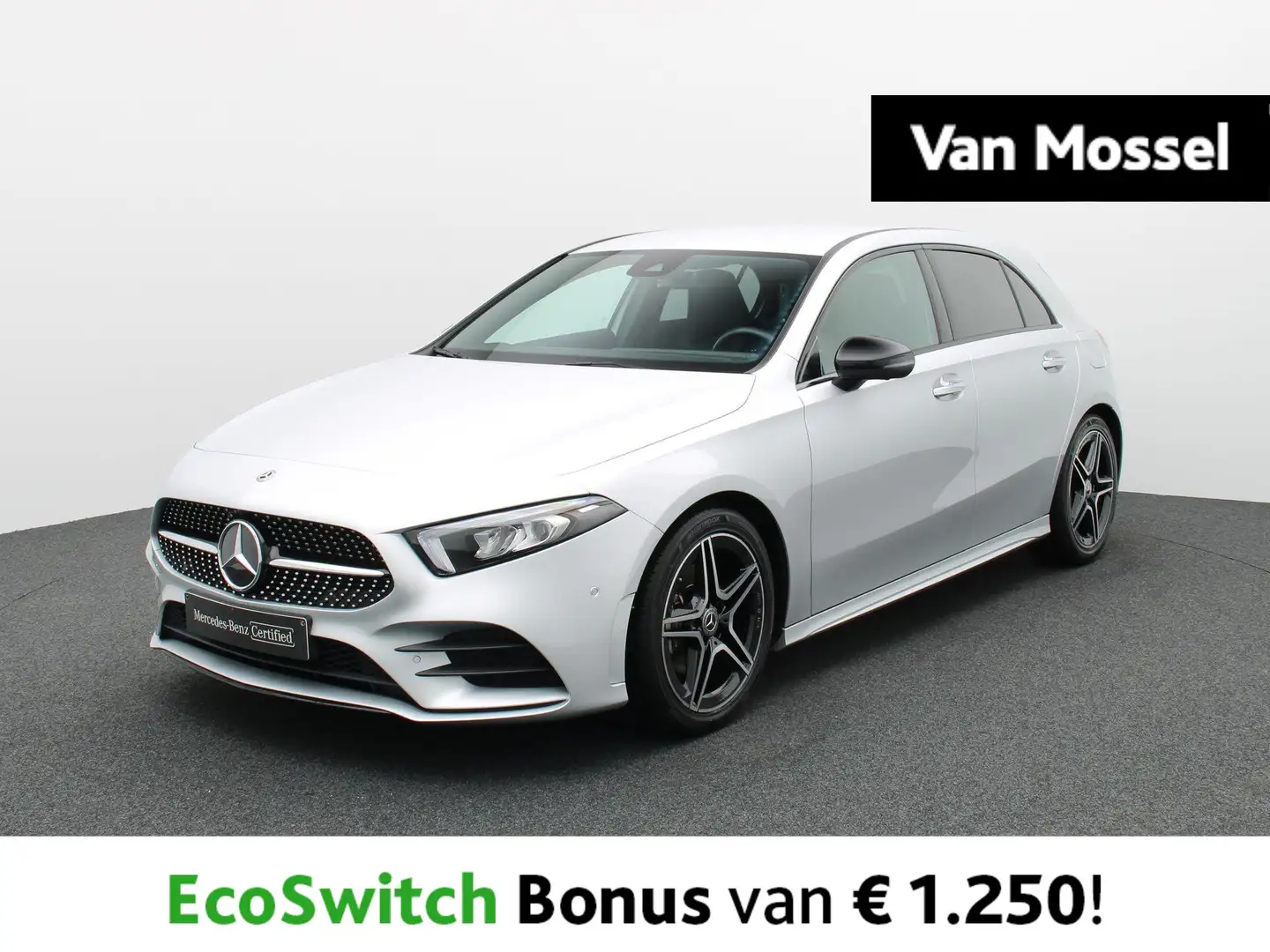 Mercedes-Benz A 200 AMG LINE + LED + NIGHTPAKKET + 360 VIEW + KEY LESS Silber - 1