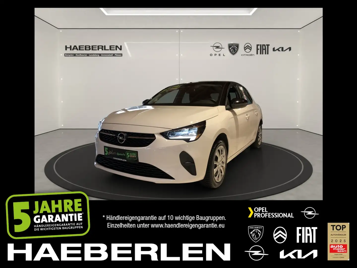 Opel Corsa F e Edition *RKamera* Bluetooth*AppleCarP* Weiß - 1