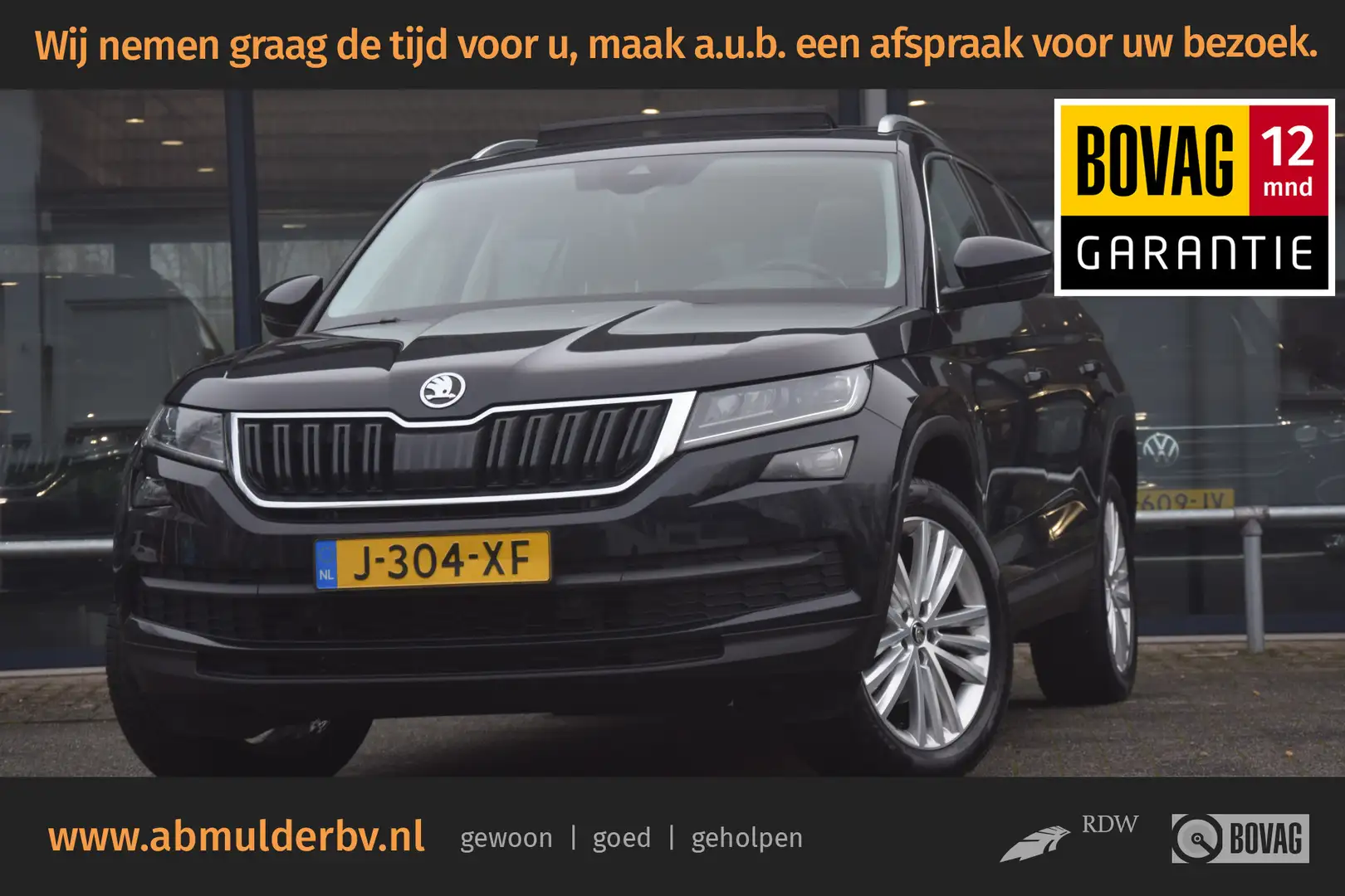Skoda Kodiaq 1.5 TSI Business Edition DSG Automaat | Org. NL | Noir - 1