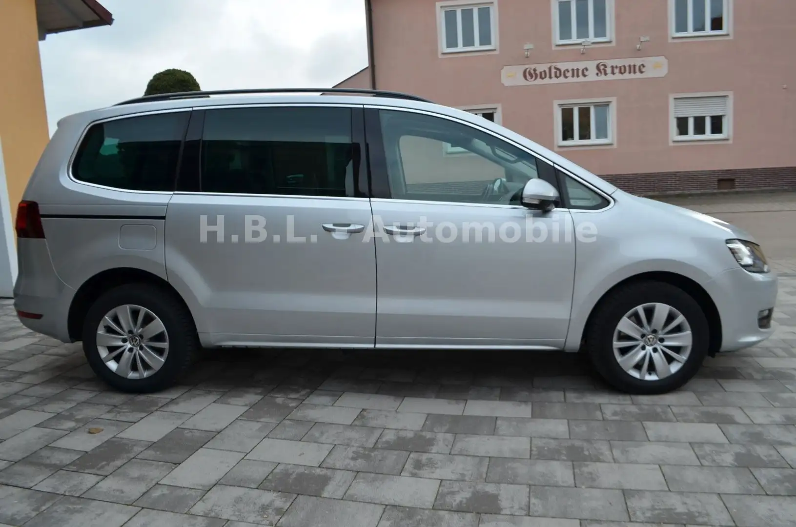 Volkswagen Sharan 1,4 DSG/ 1.Hd/AHK/Leder/Xenon/Navi/Kamera Zilver - 1