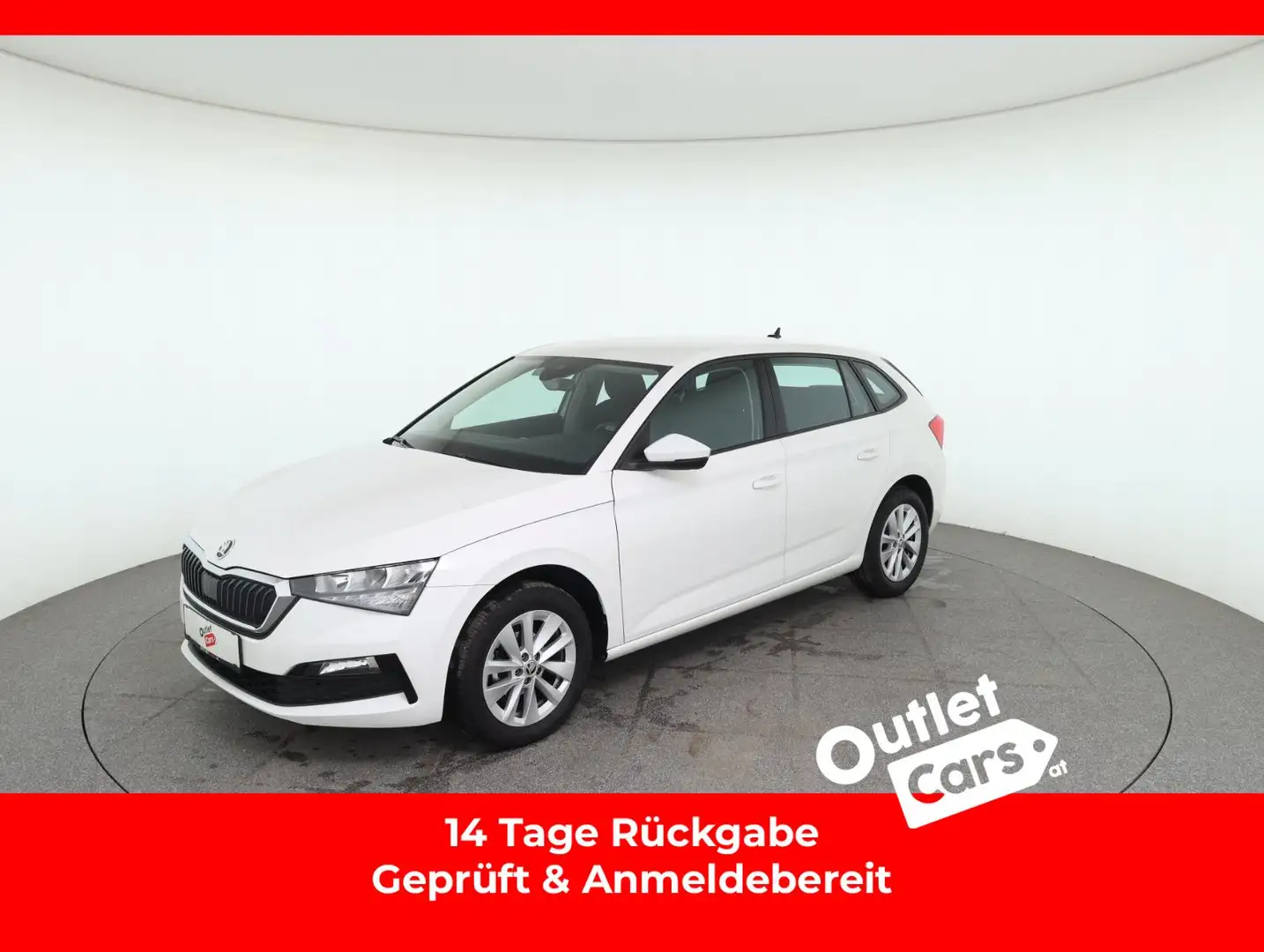 Skoda Scala 1.0 TSI Sport LED+LM+PDC+ASSIST+KLIMA Weiß - 1