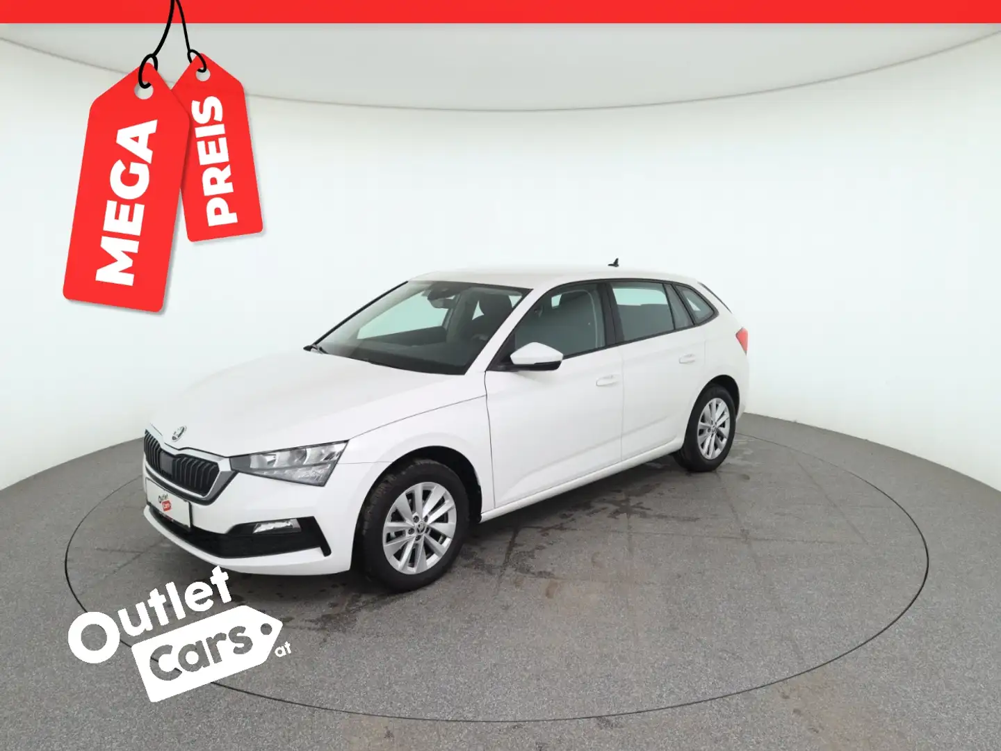 Skoda Scala 1.0 TSI Sport LED+LM+PDC+ASSIST+KLIMA Weiß - 1