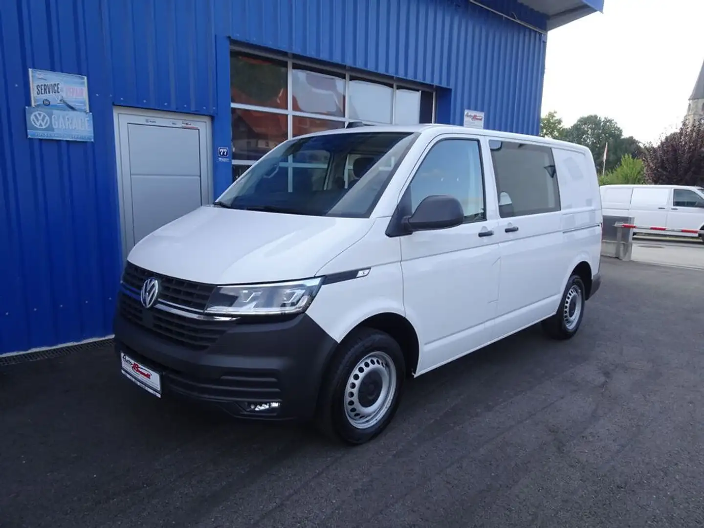 Volkswagen T6.1 Transporter /Doka KR 2,0 TDI 5-Sitze Weiß - 1