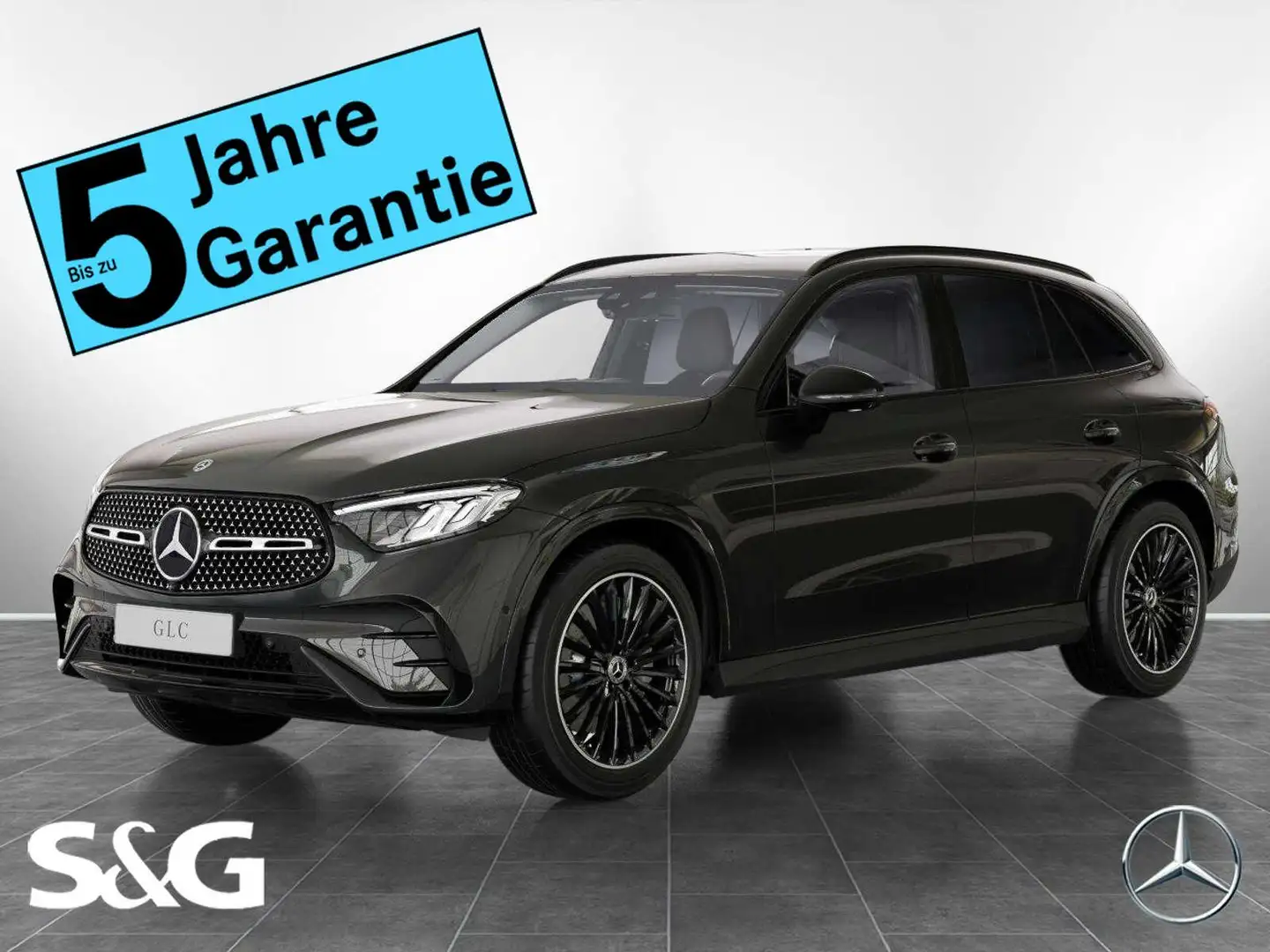 Mercedes-Benz GLC 220 d 4M AMG Night+MBUX+360°+LED+AHK+Distron Grau - 1