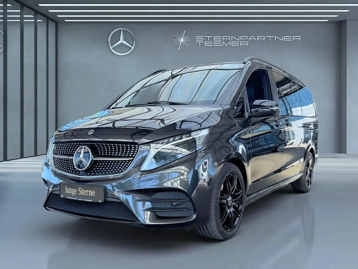 Mercedes-Benz V 250 d lang AMG, Night- & Liege-P., Kühlfach, Grijs - 2