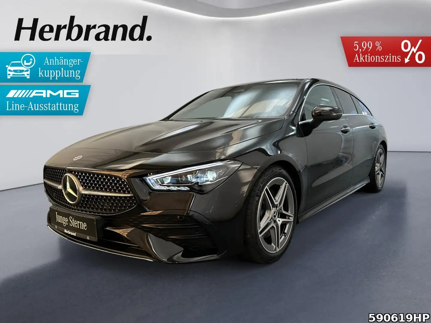 Mercedes-Benz CLA 200 d AMG Distr MultiBeam AHK Schwarz - 1