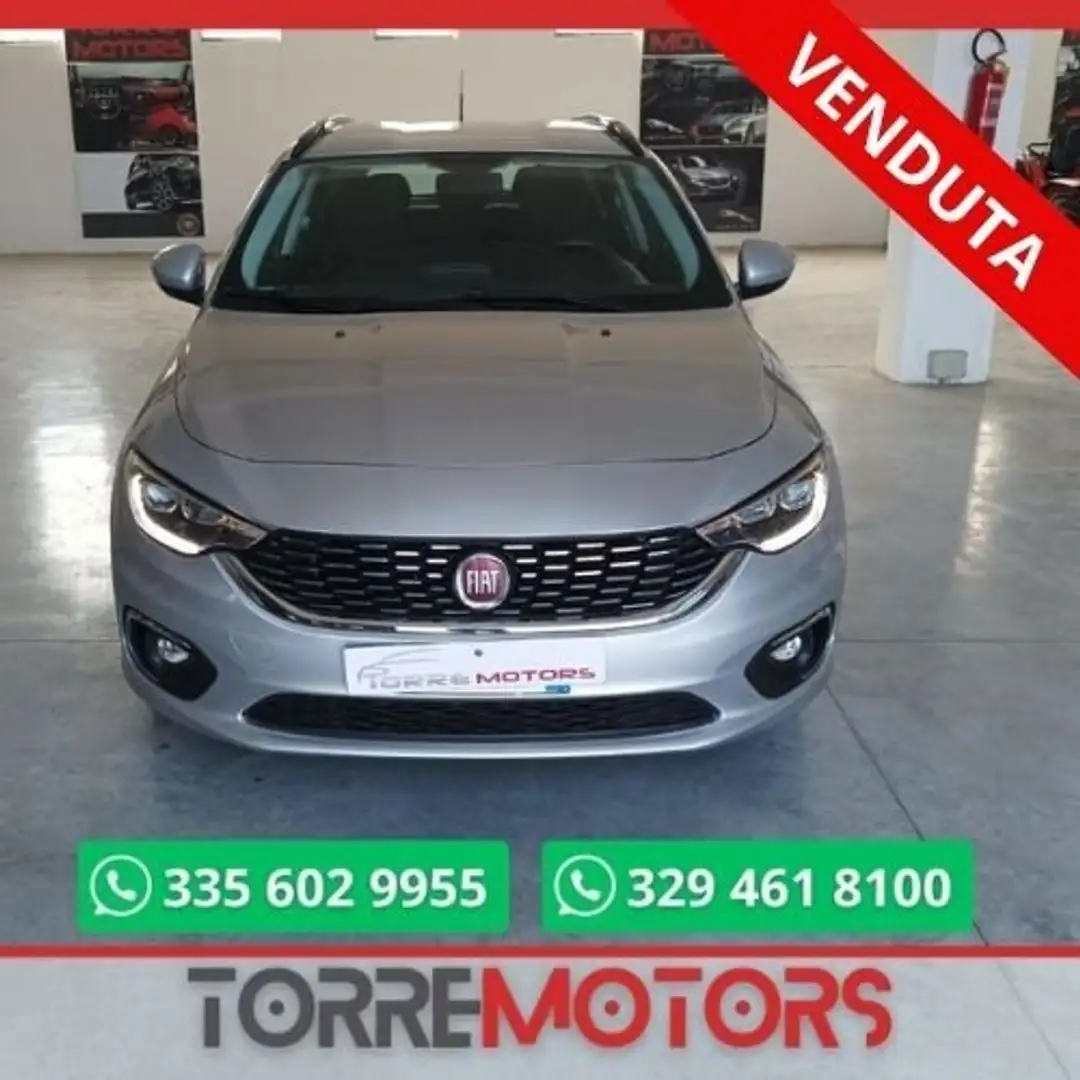 Fiat Tipo Tipo SW 1.6 mjt Lounge s Argento - 1