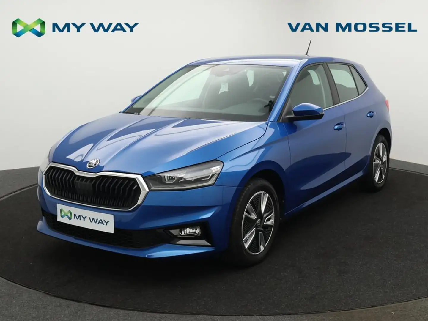Skoda Fabia Fabia Clever+ 1.0TSI 110PK *AUTOMAAT*PDC*APP CONNE Blue - 1