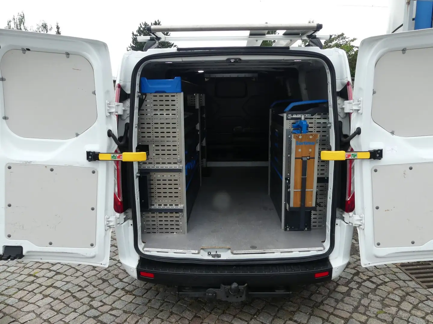 Ford Transit Custom Sortimo+Dachträgersys Blanc - 2