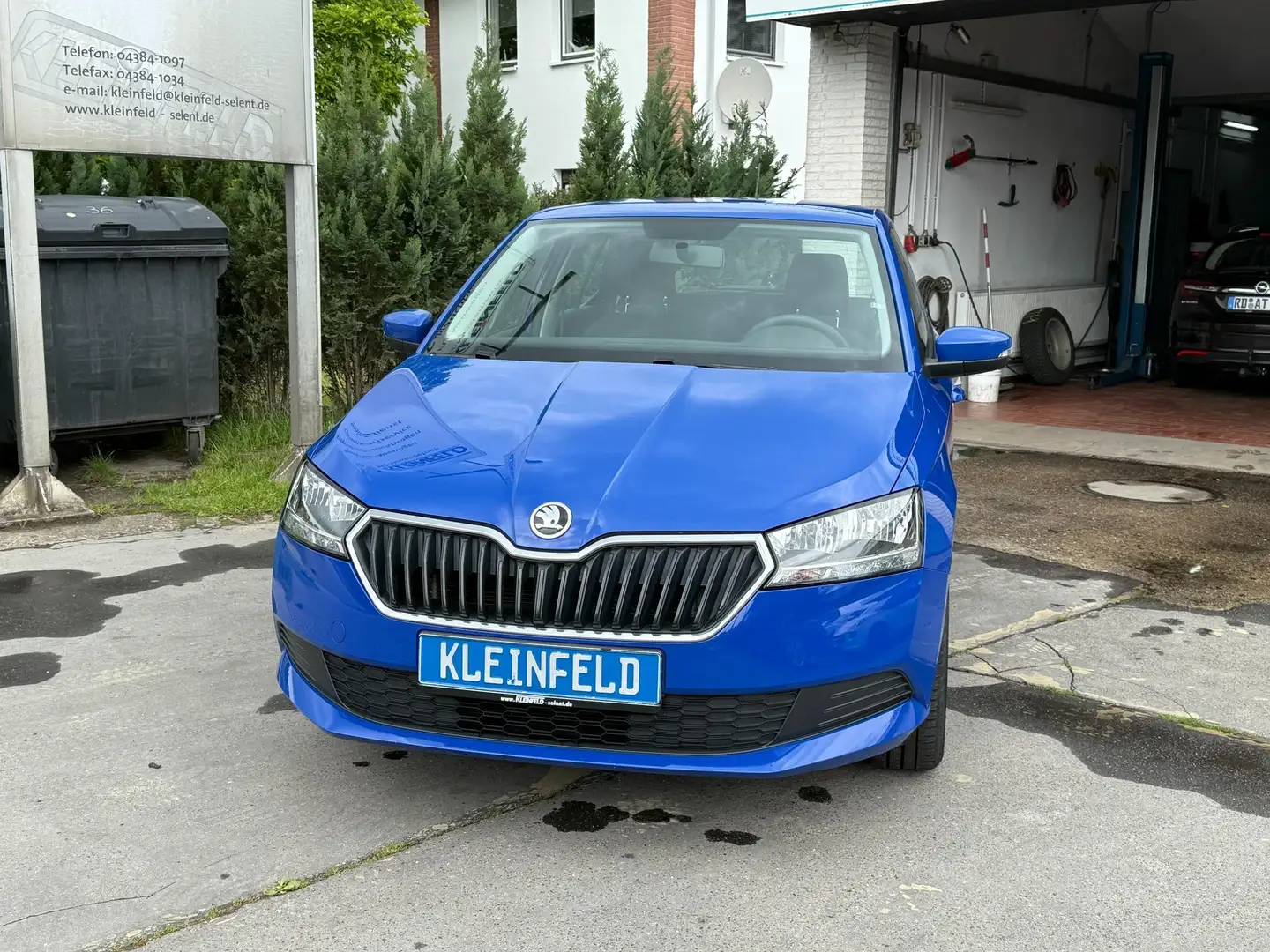 Skoda Fabia 1.0 MPI "Active" Klima-AHK-RD/USB-el.Fh-el.Asp-... Blauw - 2