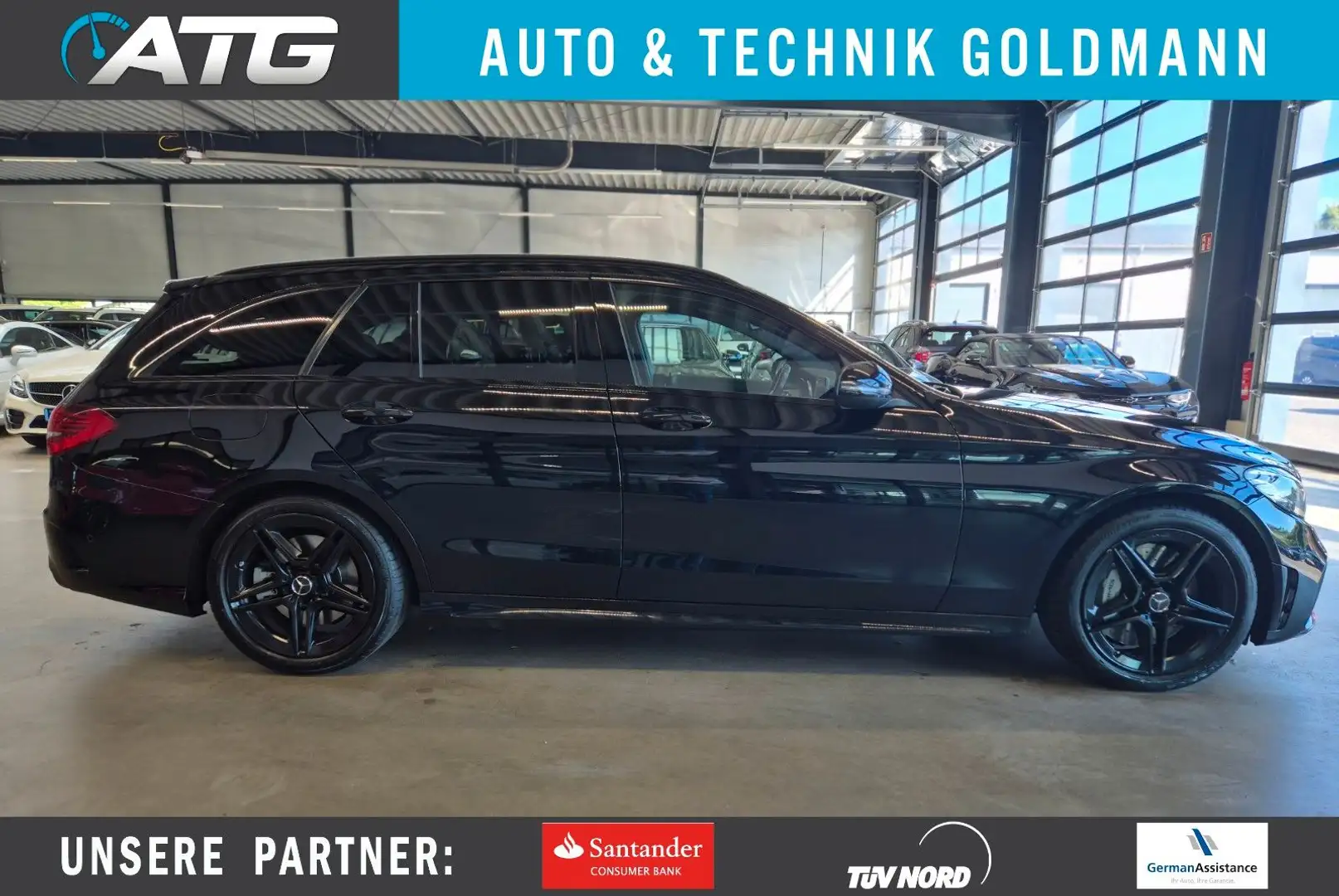 Mercedes-Benz C 43 AMG T AMG 4M NIGHT ALL BLACK LEDER AHK Black - 1