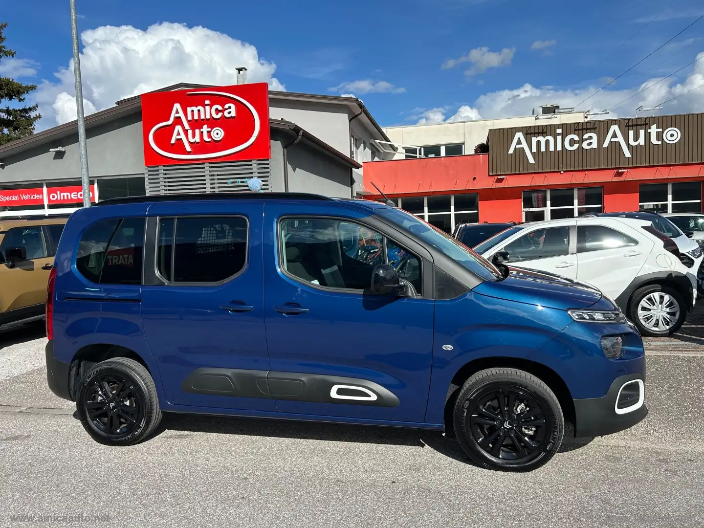Citroen Berlingo BlueHDi 130 S&S Combi Feel N1 5 POSTI + AUTOCARRO Blauw - 1