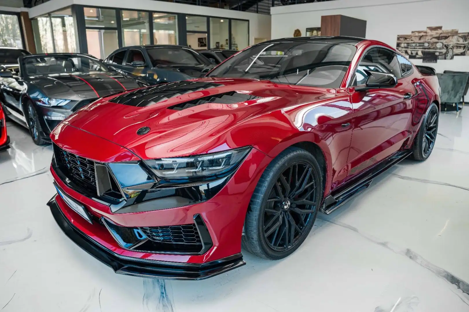 Ford Mustang 3,7 DARK HORSE LED 20 ° TOP Rouge - 1