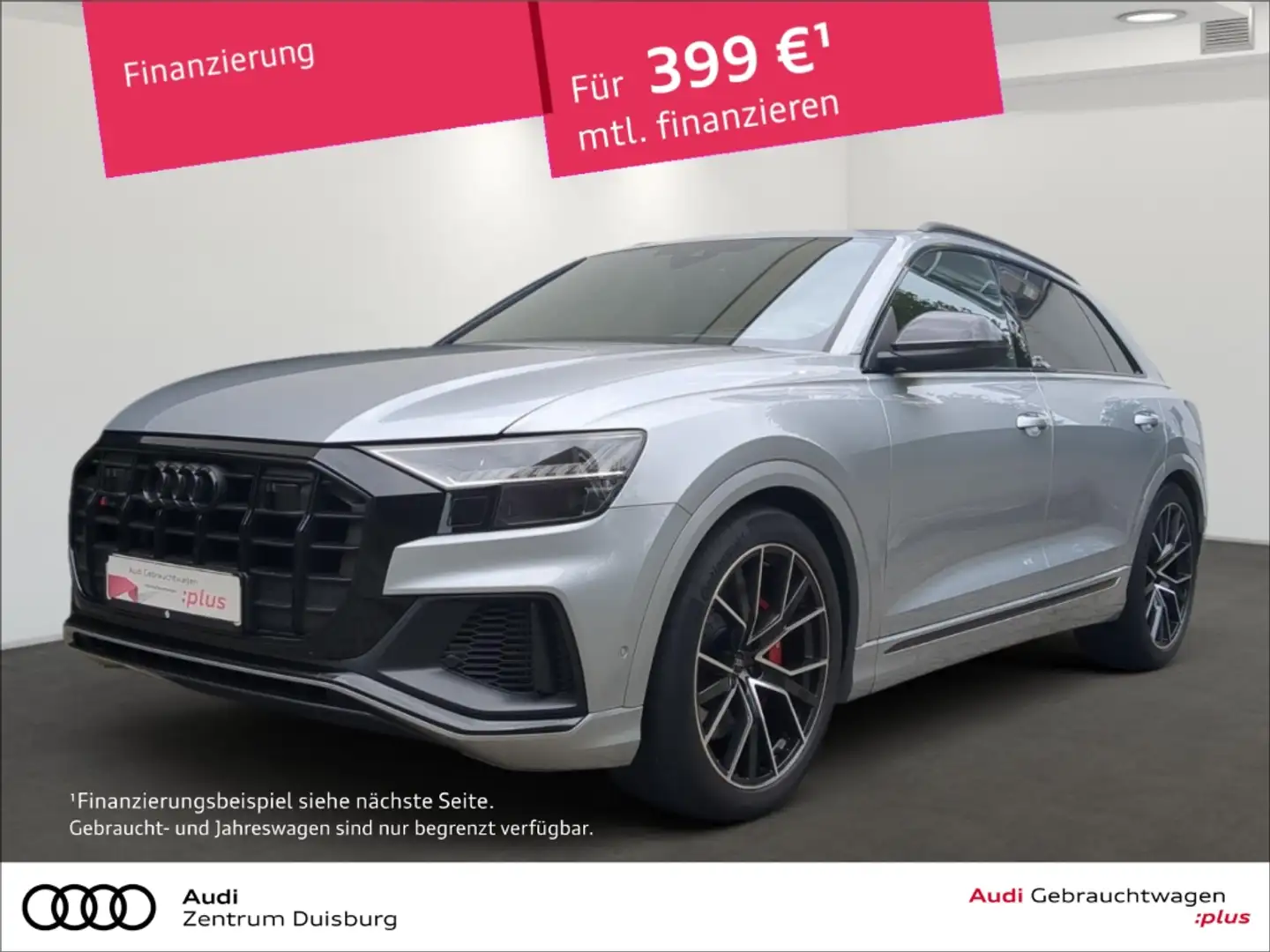 Audi SQ8 4.0 TFSI quattro competition plus Pano B&O Luftfed Silber - 1