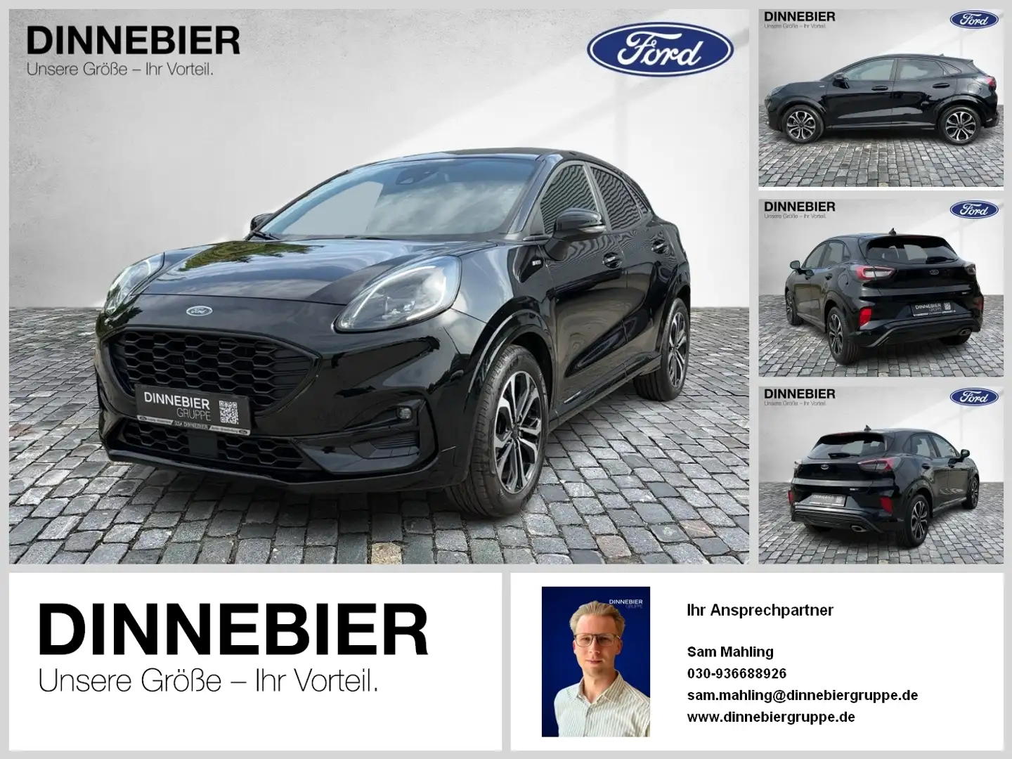 Ford Puma ST-Line Design AHK+LED+PDC+Winterpaket Nero - 1