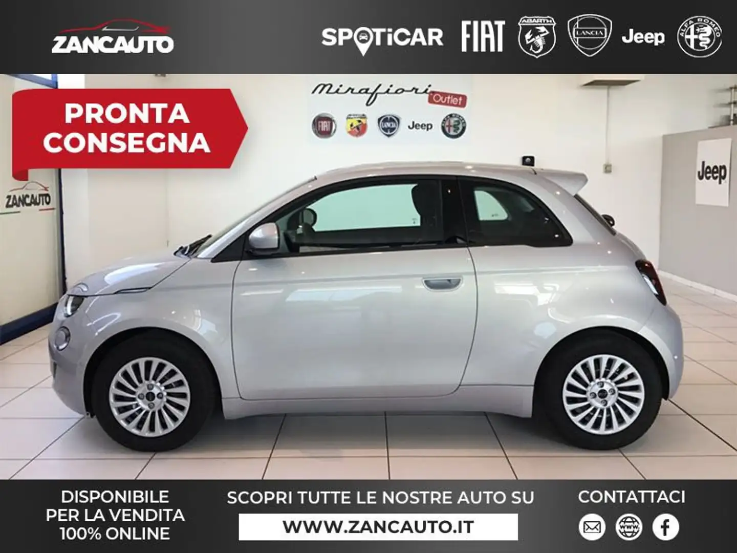 Fiat 500e S3 NUOVA 500 320 Berlina / ELETTRICA / PROMO FEBB Blu/Azzurro - 1