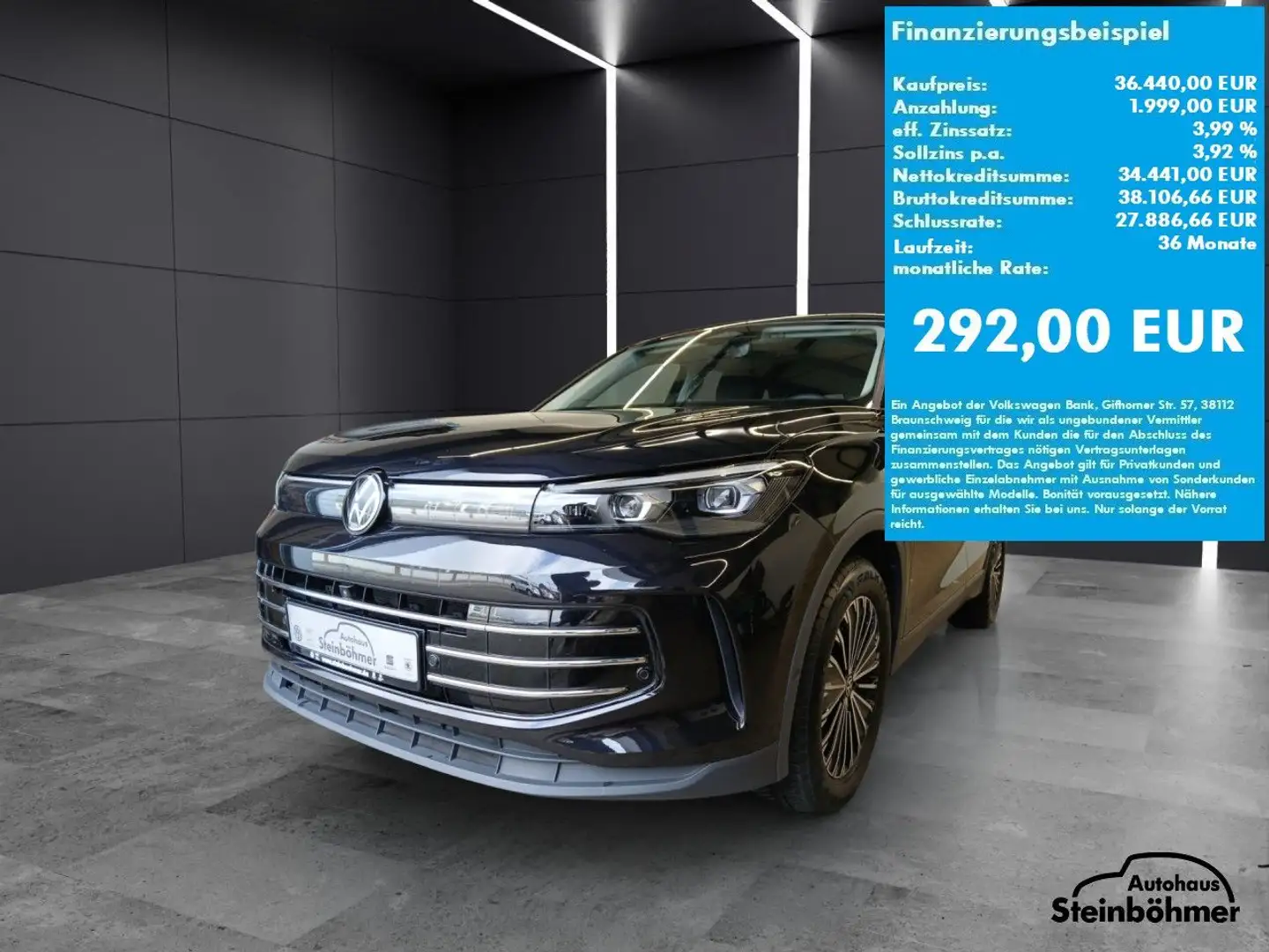 Volkswagen Tiguan Elegance 1.5eTSI DSG IQ.Light NAV AHK ACC Zwart - 2