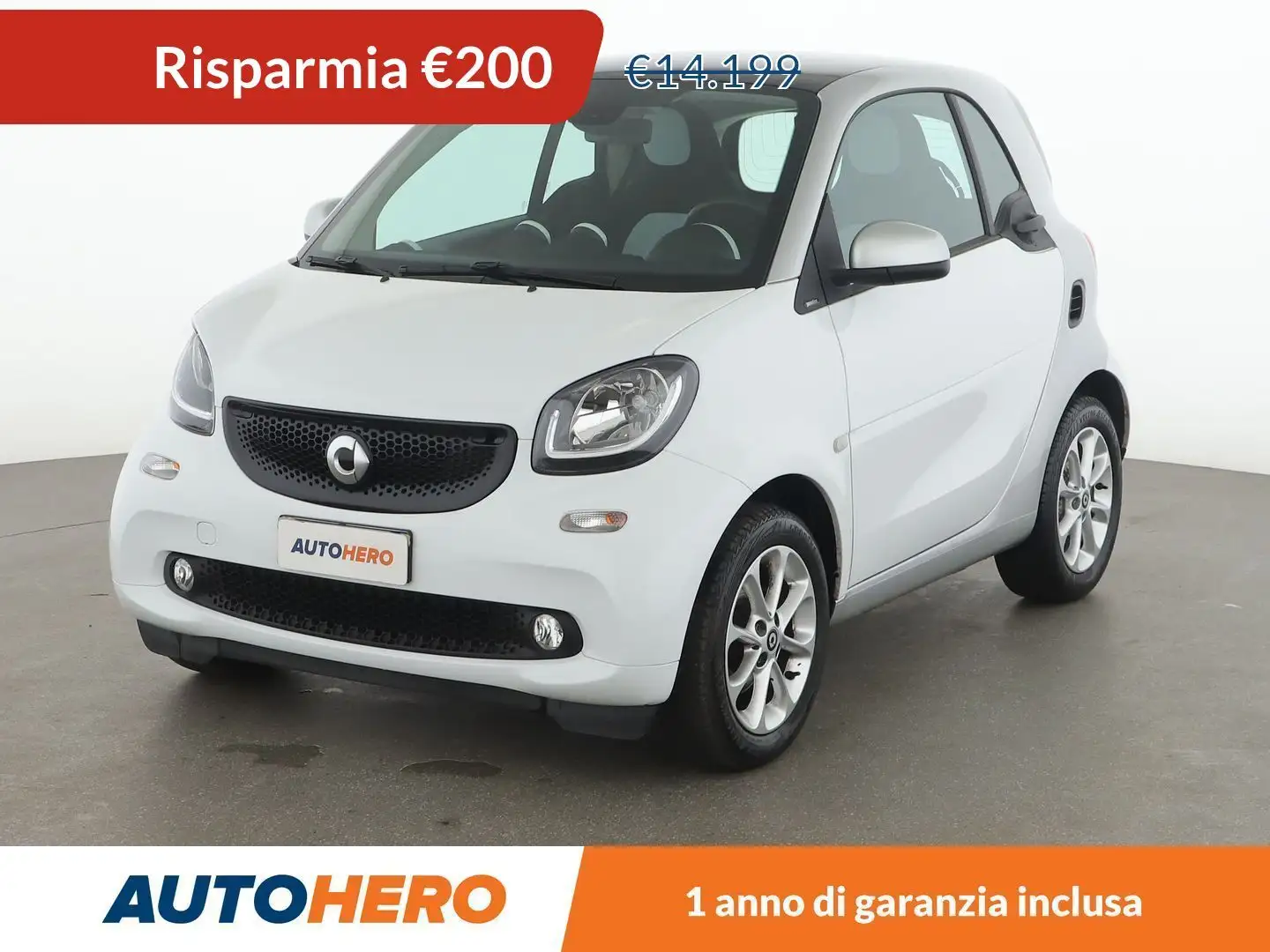 smart forTwo 1.0 Passion 70 CV Alb - 1