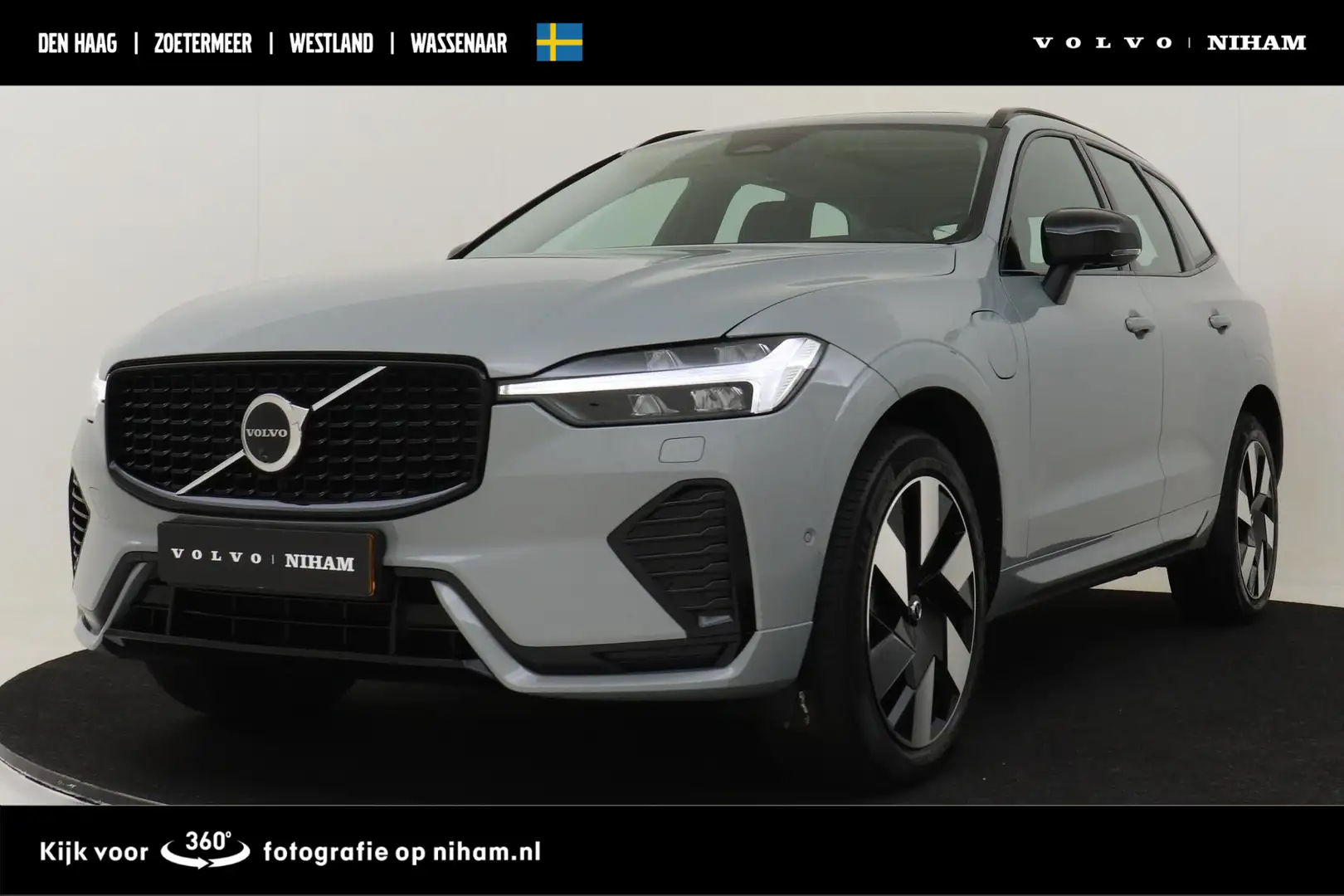 Volvo XC60 T6 PLUG-IN HYBRID AWD ULTRA DARK -PANO.DAK|HARMAN/ Gris - 1