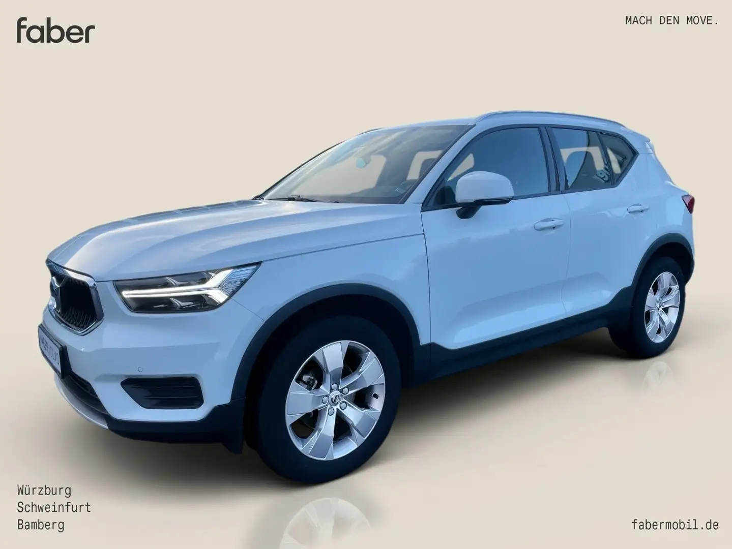 Volvo XC40 T2 2WD Momentum PRO Standheizung Blanc - 1
