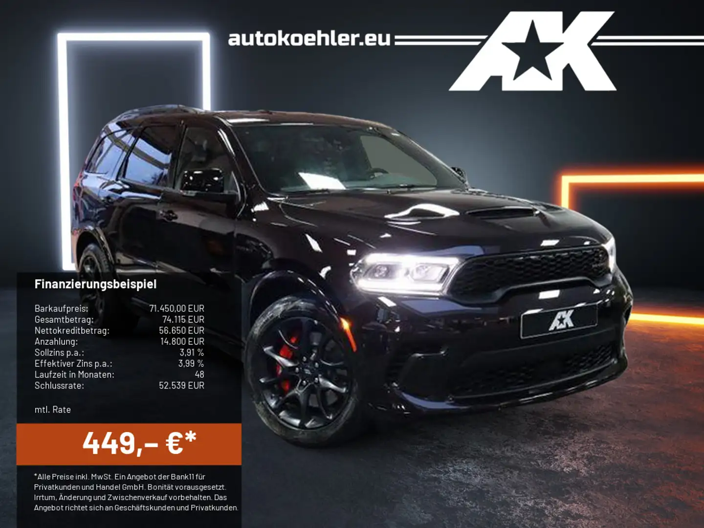 Dodge Durango 5,7 R/T,SRT Package,RedOxyd Rouge - 1