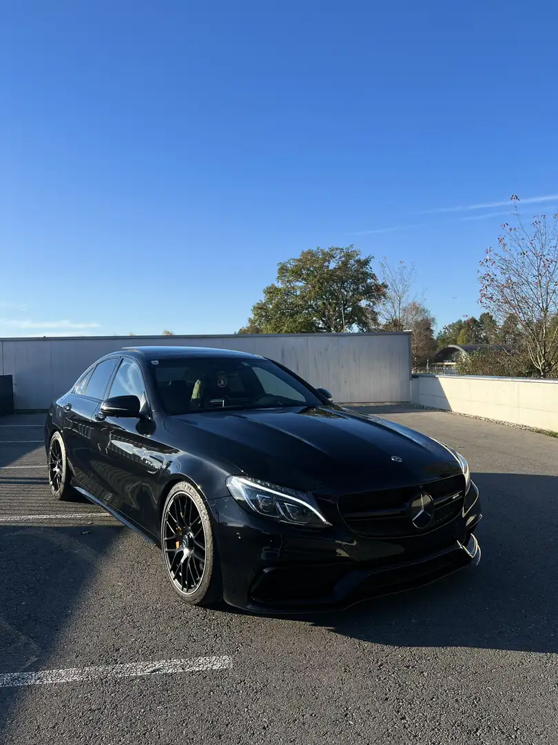 Mercedes-Benz C 63 AMG C63 S AMG *NIGHT *CARBON *PANO *KERAMIK *AMG ABGAS Schwarz - 1