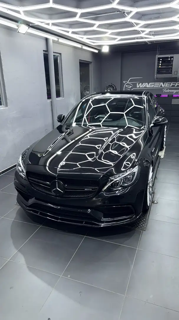 Mercedes-Benz C 63 AMG C63 S AMG *NIGHT *CARBON *PANO *KERAMIK *AMG ABGAS Schwarz - 2