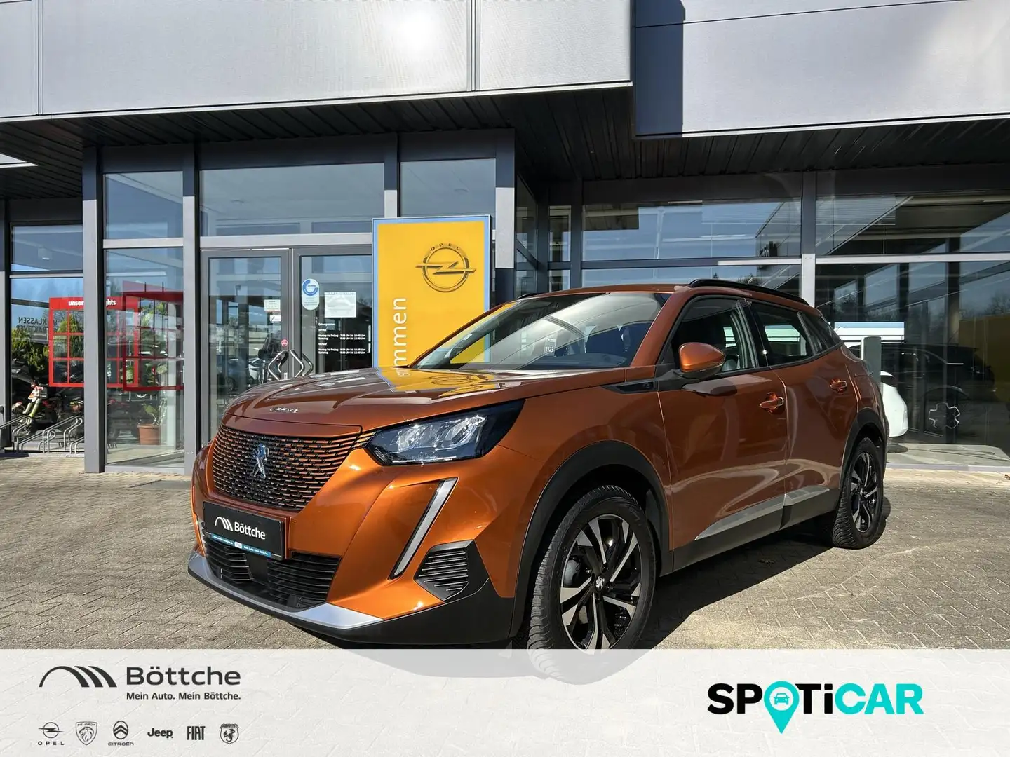 Peugeot 2008 e- Allure Metallic/11KW-OBC/LED/KAMERA/ALLWETTER/ Orange - 1