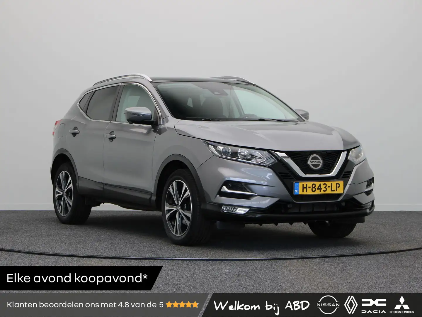 Nissan Qashqai 115pk N-Connecta | Panoramisch vast glazen dak | 3 Gris - 1