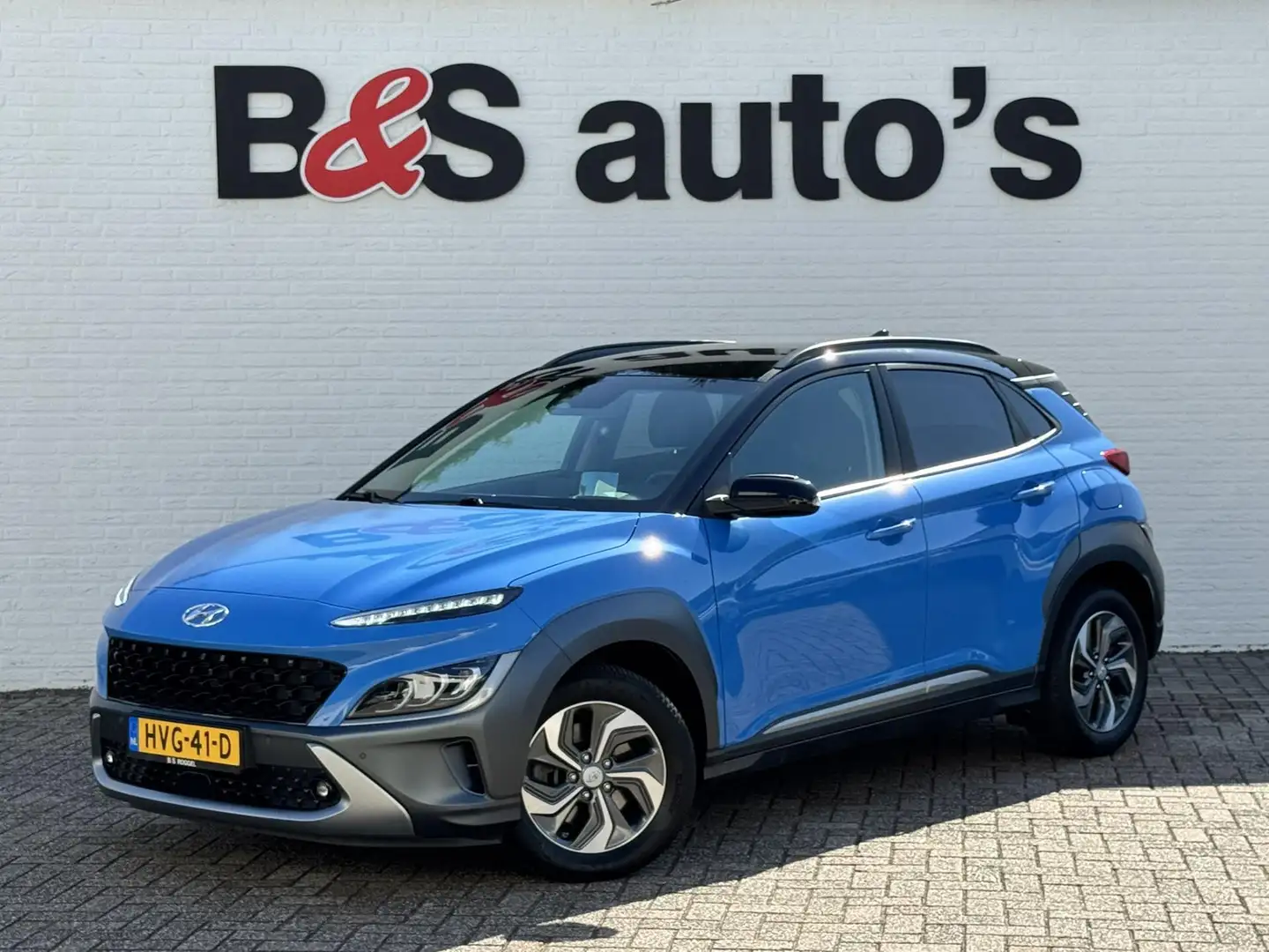 Hyundai KONA 1.6 GDI HEV Fashion Adaptive cruise control Climat Blauw - 1