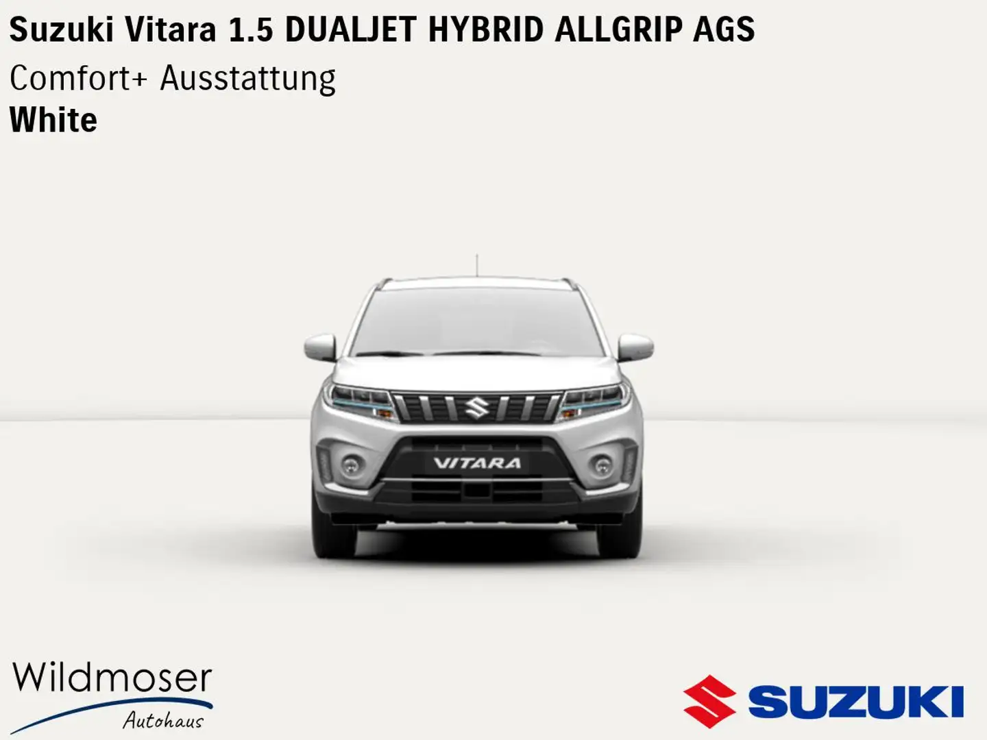 Suzuki Vitara ❤️ 1.5 DUALJET HYBRID ALLGRIP AGS ⏱ 3 Monate Liefe Weiß - 2