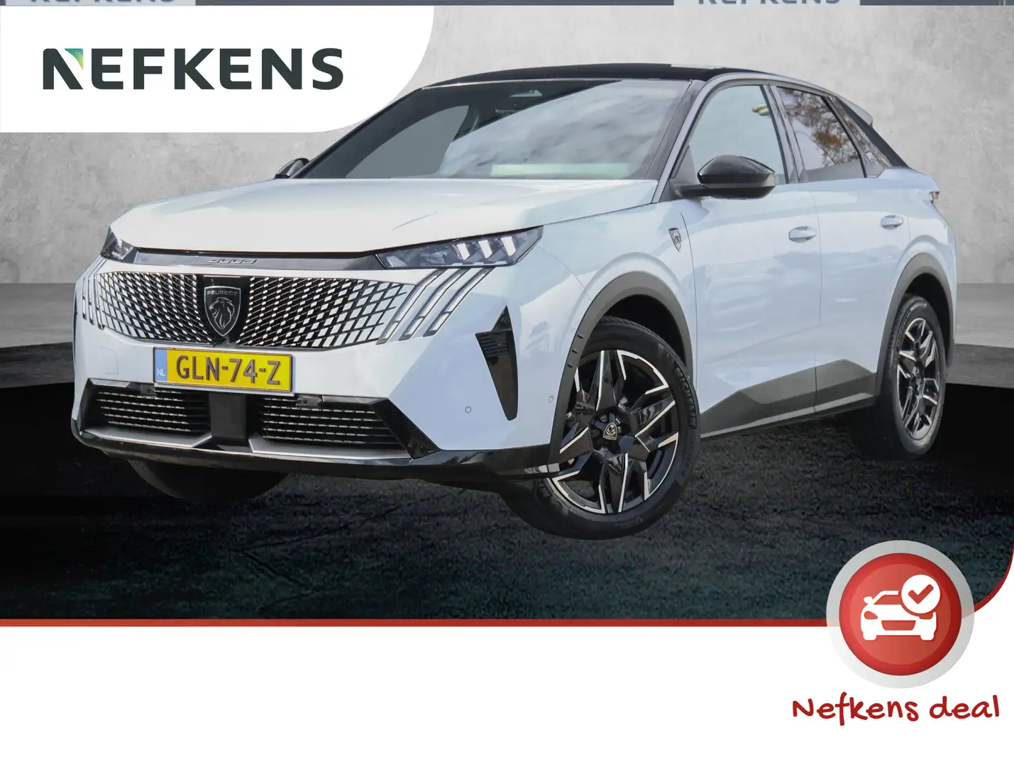 Peugeot 3008 SUV GT Hybrid 136 pk Automaat | Stoelverwarming | Wit - 1