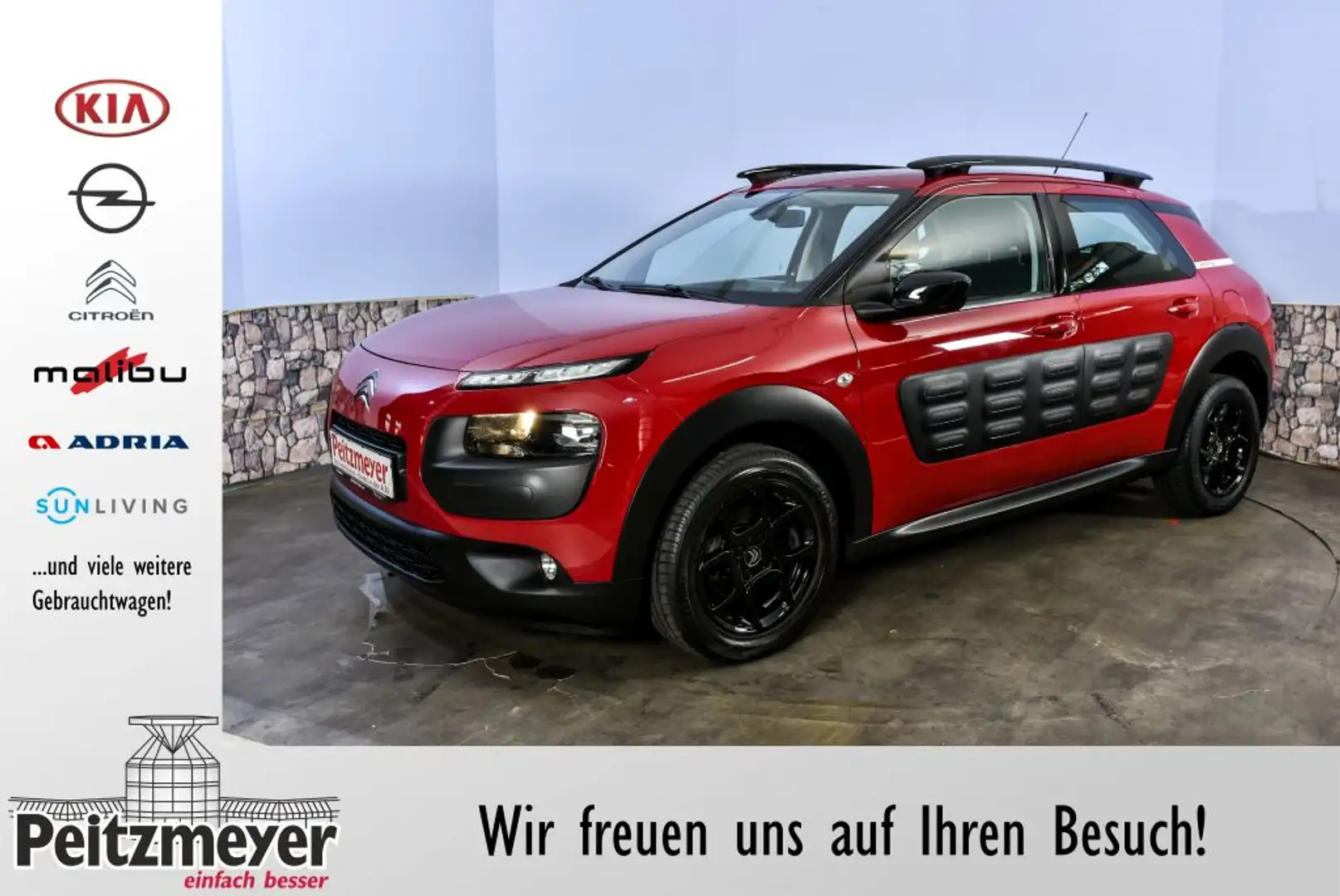 Citroen C4 Cactus BlueHDi 100 Stop&Start Selection Rot - 1