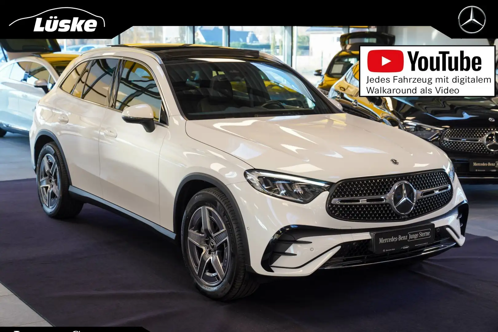 Mercedes-Benz GLC 220 GLC 220 d 4M AMG Line Pano Standheizung Burmeste Weiß - 1