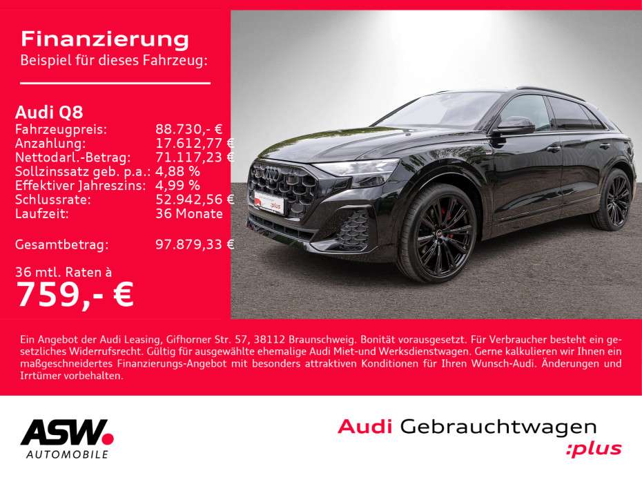 Second hand Audi Q8 