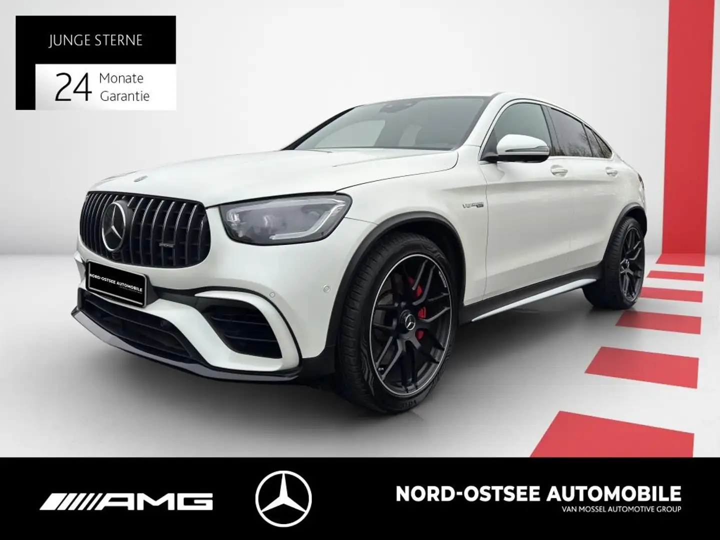 Mercedes-Benz GLC 63 AMG GLC 63 S AMG 4M COUPÈ 360 APP HUD PDC KAMERA ACC Weiß - 1