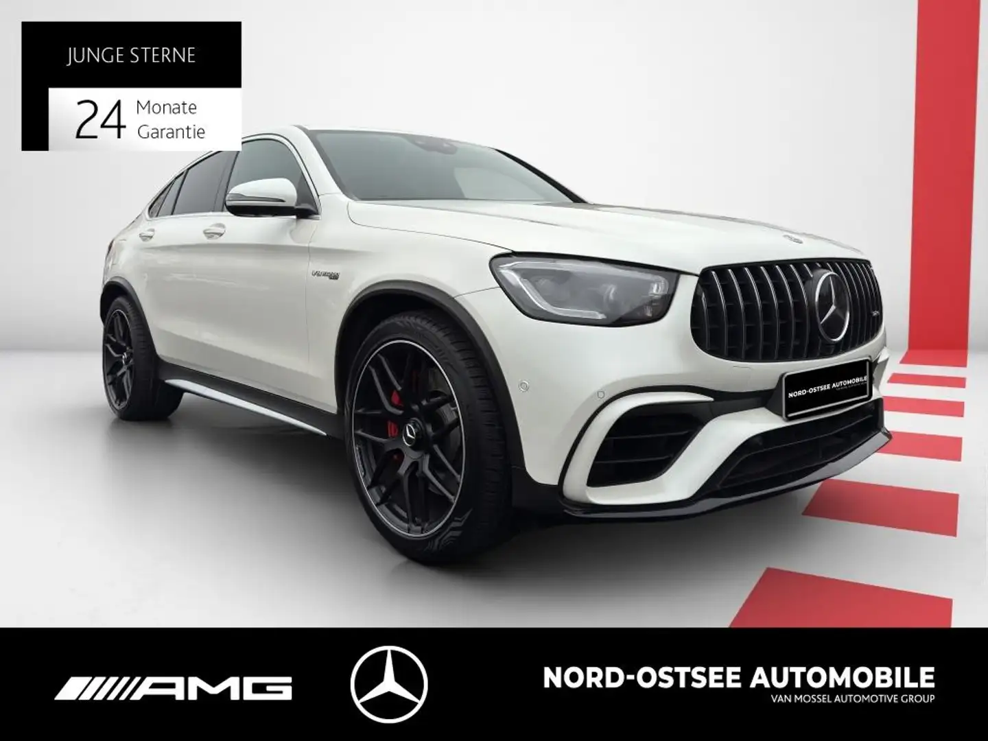 Mercedes-Benz GLC 63 AMG GLC 63 S AMG 4M COUPÈ 360 APP HUD PDC KAMERA ACC Weiß - 2