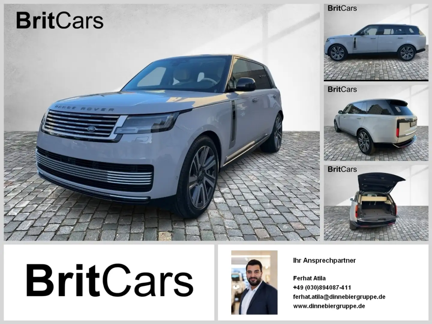 Land Rover Range Rover LWB 4.4 Benzin P615 SV Grau - 1